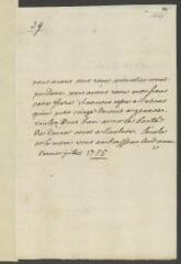 4 vues V[oltaire]. Billet autographe, signé d'une initiale, [à Jean-Robert Tronchin].- 31 juillet [1755]