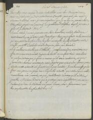 2 vues V[oltaire]. Copie contemporaine d'extraits de sa lettre [à Jean-Robert Tronchin] du 20 août 1755