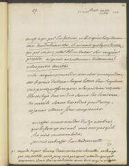 4 vues  - V[oltaire]. Lettre autographe, signée d\'une initiale, à J[ean-]Robert Tronchin, à Lyon.- 11 novembre [1757] (taxe et marque postales) (ouvre la visionneuse)