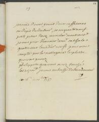 4 vues  - V[oltaire]. Lettre autographe, signée d\'une initiale, à [Jean-Robert] Tronchin, à Lyon.- 16 novembre [1755] (taxe et marque postales) (ouvre la visionneuse)