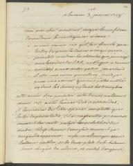 8 vues  - V[oltaire]. Lettre autographe, signée d\'une initiale, [à Jean-Robert Tronchin].- Lausanne, 3 janvier 1758 (ouvre la visionneuse)