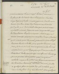 4 vues  - V[oltaire]. Lettre autographe, signée d\'une initiale, à [Jean-Robert Tronchin].- Lausanne, 12 février [1758] (ouvre la visionneuse)