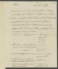 4 vues  - V[oltaire]. Lettre autographe, signée d\'une initiale, [à Jean-Robert Tronchin].- 14 octobre [1758] (ouvre la visionneuse)