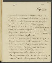 4 vues  - V[oltaire]. Lettre autographe, signée d\'une initiale, à J[ean-]R[obert] Tronchin, à Lyon.- 8 octobre [id est novembre 1758] (taxe et marque postales) (ouvre la visionneuse)