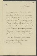 4 vues  - V[oltaire]. Billet autographe, signé d\'une initiale, [à Jean-Robert Tronchin].- 21 novembre [1758] (ouvre la visionneuse)