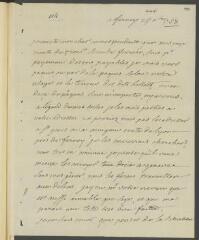 2 vues  - V[oltaire]. Lettre autographe, signée d\'une initiale, [à Jean-Robert Tronchin].- Ferney, 25 novembre [1758] (ouvre la visionneuse)