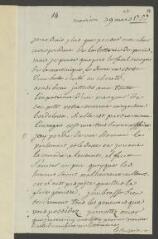 2 vues  - V[oltaire]. Lettre autographe, signée d\'une initiale, [à Jean-Robert Tronchin].- Montriond, 29 mars [1757] (ouvre la visionneuse)