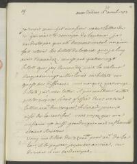 4 vues  - V[oltaire]. Lettre autographe, signée d\'une initiale, [à Jean-Robert Tronchin].- Aux Délices, 16 avril 1757 (ouvre la visionneuse)
