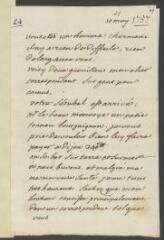 4 vues  - [Voltaire]. Lettre autographe non signée [à Jean-Robert Tronchin].- 10 mai [1757] (ouvre la visionneuse)