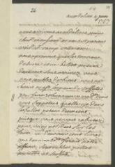 4 vues [Voltaire]. Lettre autographe non signée [à Jean-Robert Tronchin].- Délices, 4 juin [1757]