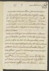 4 vues  - V[oltaire]. Lettre autographe, signée d\'une initiale, [à Jean-Robert Tronchin].- Aux Délices, 23 [juillet 1757] (ouvre la visionneuse)
