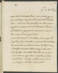 4 vues  - [Voltaire]. Lettre autographe non signée à J[ean-]Robert Tronchin, à Lyon.- 21 [id est 19] septembre [1757] (ouvre la visionneuse)
