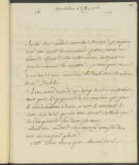 4 vues  - Voltaire. Lettre de la main de Jean-Louis Wagnière, à [ Ami] Camp, à Lyon.- Aux Délices, 6 mai 1762 (ouvre la visionneuse)