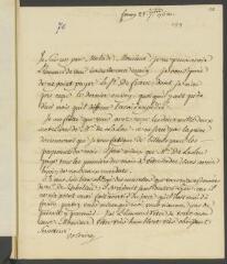 4 vues  - Voltaire. Lettre de la main de Jean-Louis Wagnière, signée, à [Ami] Camp, à Lyon.- Ferney, 25 septembre 1762 (taxe et marque postales) (ouvre la visionneuse)
