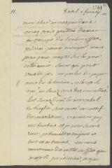 4 vues  - V[oltaire]. Lettre autographe, signée d\'une initiale, [à Jean-Robert Tronchin].- Ferney, 8 avril [1761] (ouvre la visionneuse)