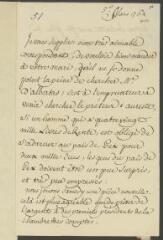 4 vues  - [Voltaire]. Lettre non signée, de la main de Jean-Louis Wagnière, à [Ami] Camp, à Lyon.- 5 mars 1762 (taxe et marque postales) (ouvre la visionneuse)