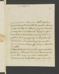 4 vues Denis, [Marie-Louise]. Lettre autographe signée à [François] Tronchin, à Genève.- 28 février [1765]