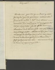 4 vues [Voltaire]. Lettre non signée, de la main de Jean-Louis Wagnière, à François Tronchin, rue des Chaudronniers, à Genève.- Mardi [12 mars 1765]