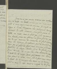 2 vues  - [Grimm, Friedrich Melchior]. Lettre autographe non signée, [à François Tronchin].- Paris, 16 mai 1779 (ouvre la visionneuse)