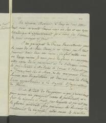4 vues  - [Grimm, Friedrich Melchior]. Lettre autographe non signée [à François Tronchin].- Paris, 14 juin 1779 (ouvre la visionneuse)
