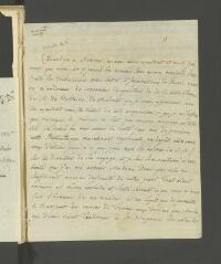 4 vues  - [Grimm, Friedrich Melchior]. Lettre autographe non signée [à François Tronchin].- Paris, 30 novembre 1778 (ouvre la visionneuse)