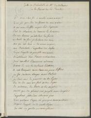 8 vues  - Copie contemporaine calligraphiée d\'une \'Epitre de Belsebuth à Mr De Voltaire sur le Poëme de la Pucelle\', en vers.- [1755-1756] (ouvre la visionneuse)