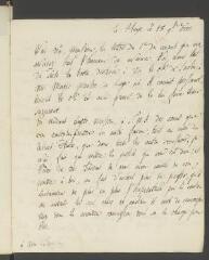 2 vues  - Gallitzin, Dimitri [Alexéievitch]. Lettre autographe signée à [François] Tronchin, à Paris.- La Haye, 18 novembre 1771 (ouvre la visionneuse)