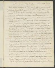 4 vues  - [Tronchin, François]. Copie autographe non signée d\'une lettre au général [Ivan Ivanovitch] Betzky.- Paris, 27 décembre 1771 (ouvre la visionneuse)