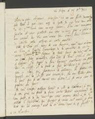 4 vues  - Gallitzin, Dimitri [Alexéievitch]. Lettre autographe signée à [François] Tronchin.- La Haye, 12 octobre 1773 (ouvre la visionneuse)