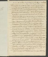 3 vues  - [Tronchin, François]. Copie autographe non signée d\'une lettre au prince [Dimitri Alexéievitch] Gallitzin, à La Haye.- 17 octobre 1775 (ouvre la visionneuse)