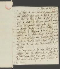 4 vues  - Gallitzin, Dimitri [Alexéievitch]. Lettre autographe signée à [François] Tronchin.- La Haye, 22 décembre 1775 (ouvre la visionneuse)