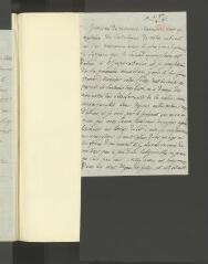 4 vues [Grimm, Friedrich Melchior]. Lettre autographe non signée [à François Tronchin].- Paris, 30 septembre 1780