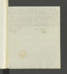 4 vues  - Henri [de Prusse]. Lettre non autographe signée à [François] Tronchin, à Genève.- Reinsberg, 18 juin 1784 (avec enveloppe) (ouvre la visionneuse)