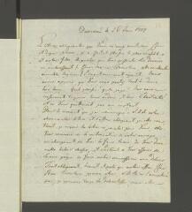4 vues  - Hoffmann [Karl Christoph]. Lettre non autographe signée [à François Tronchin].- Dieskau, 26 juin 1784 (avec enveloppe) (ouvre la visionneuse)