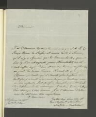 4 vues  - Montolieu, B[aron Louis] de. Lettre autographe signée à [François] Tronchin, aux Délices, à Genève.- Lausanne, 20 juillet 1784 (taxe postale) (ouvre la visionneuse)