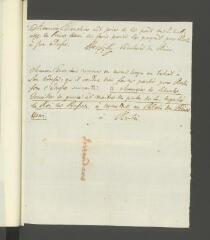 2 vues  - Horzizsky, secrétaire du Prince [Henri de Prusse]. Billet d\'ordres, autographe, signé à [François] Tronchin.- [Août 1784] (ouvre la visionneuse)