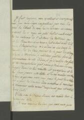 4 vues [Grimm, Friedrich Melchior]. Lettre autographe non signée [à François Tronchin].- Paris, 24 mars 1785