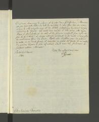 4 vues  - Henri [de Prusse]. Lettre non autographe signée à [François] Tronchin, à Genève.- Berlin, 5 janvier 1783 (avec enveloppe; taxes postales) (ouvre la visionneuse)