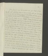 4 vues  - [Grimm, Friedrich Melchior]. Lettre autographe non signée [à François Tronchin].- Paris, 24 décembre 1786 (ouvre la visionneuse)