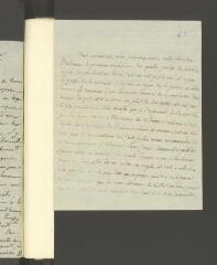 4 vues  - [Grimm, Friedrich Melchior]. Lettre autographe non signée à [François] Tronchin.- [Paris], chaussée d\'Antin, 6 avril 1789 (ouvre la visionneuse)