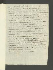 4 vues  - [Tronchin, François]. Copie autographe non signée d\'une lettre au prince Henri [de Prusse].- 23 août 1790 (ouvre la visionneuse)