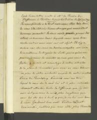 4 vues  - [Tronchin, François ]. Copie autographe non signée d\'une lettre au baron [Karl Christoph] \'de Hoffmann\', à Berlin.- Délices, 20 janvier 1791 (ouvre la visionneuse)