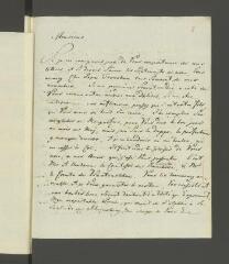 4 vues  - Hoffmann [Karl Christoph]. Lettre autographe signée à [François Tronchin], aux Délices.- Berlin, 6 mars 1784 (ouvre la visionneuse)