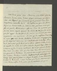 4 vues  - Lettre non signée [à François Tronchin?]. - [27 novembre 1779] (ouvre la visionneuse)