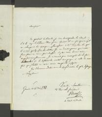 4 vues  - Prevost [Pierre]. Lettre autographe signée à [François] Tronchin, aux Délices.- Genève, 31 mai 1784 (ouvre la visionneuse)
