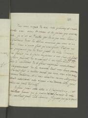 4 vues Grimm, [Friedrich Melchior]. Lettre autographe non signée [à François Tronchin].- Paris, 25 octobre 1779