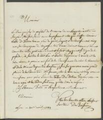 4 vues  - Boissieu, [Jean-Jacques] de. Lettre autographe signée à [François] Tronchin, aux Délices, à Genève.- Lyon, 30 avril 1784 (ouvre la visionneuse)