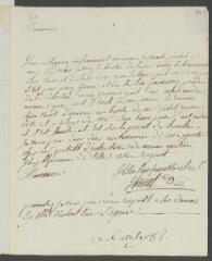 4 vues Vernet, J[ose]ph, [neveu]. Lettre autographe signée à [François] Tronchin, aux Délices.- 6 avril 1788