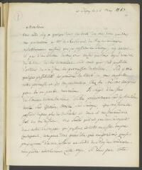 4 vues De la Rive, P[ierre-]L[ouis]. Lettre autographe signée à [François] Tronchin, à Genève.- Céligny, 26 mai 1783 (taxe postale)