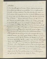 4 vues De la Rive, [Pierre-]L[ouis]. Lettre autographe signée à [François] Tronchin, à Genève.- Rome, 10 janvier 1785 (taxes et marque postales)